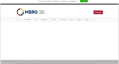 Desktop Screenshot of mbrg.org