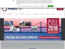 Tablet Screenshot of mbrg.org